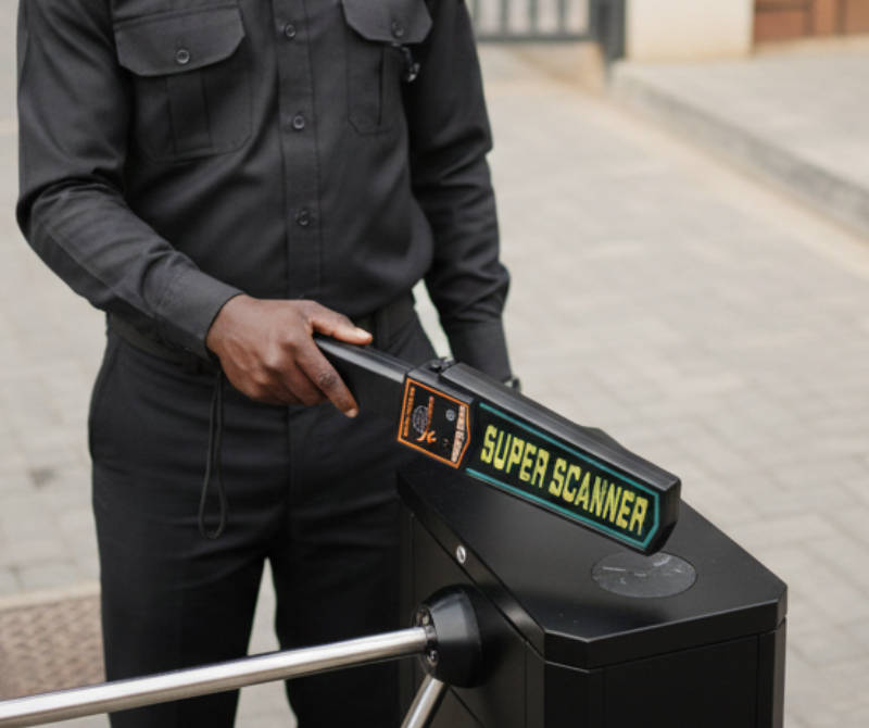 Handheld Security Scanner Metal Detector – 9V Powered Inspection Tool