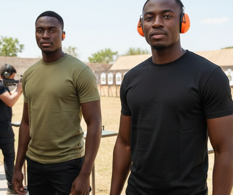 Durable Outdoor T-Shirt – Camouflage & Solid Colors | Protective Wear