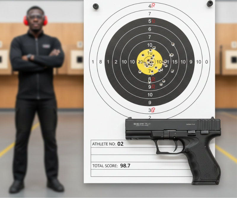 Blow TR17 Black Tactical Blank-Firing Training Tool | Self-Defense Tool | Black Tactical