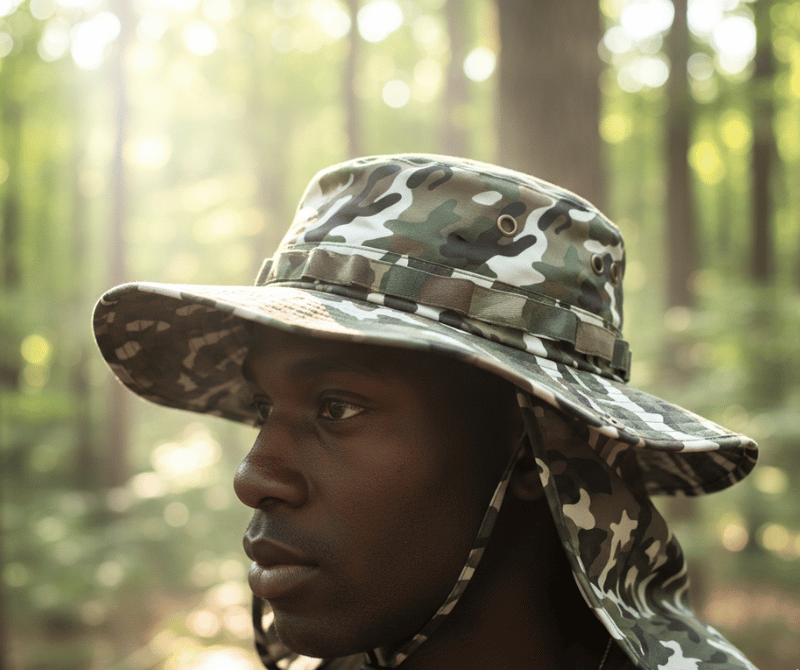 Hat Mesh T-02960 Camouflage Protection Tool Green Brown