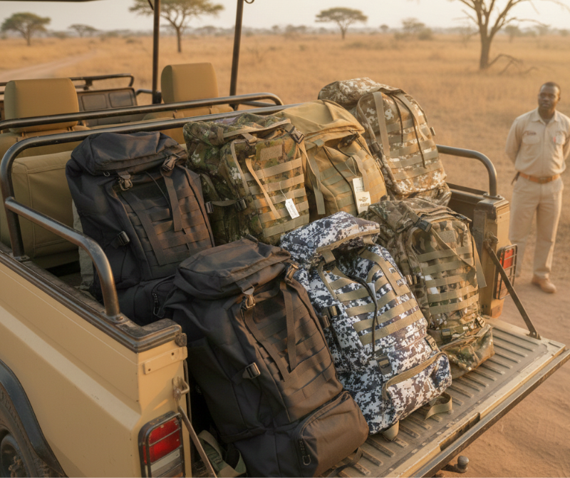 906 Large Outdoor Utility Bag – Brown Camo | Black | White Camo | Brown | Green Camo | Khaki |