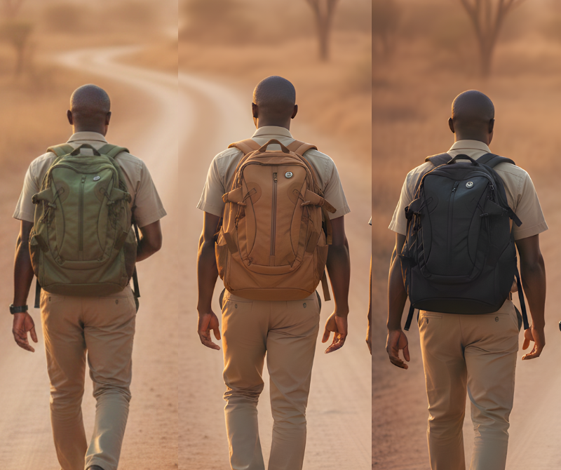 GJP605 Utility Backpack – Khaki / Green / Black / Brown / White Camo