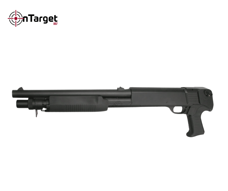 Franchi SAS 12 6mm Spring Powered Airsoft Shotgun – Outdoor Training & Multi-Shot Precision System