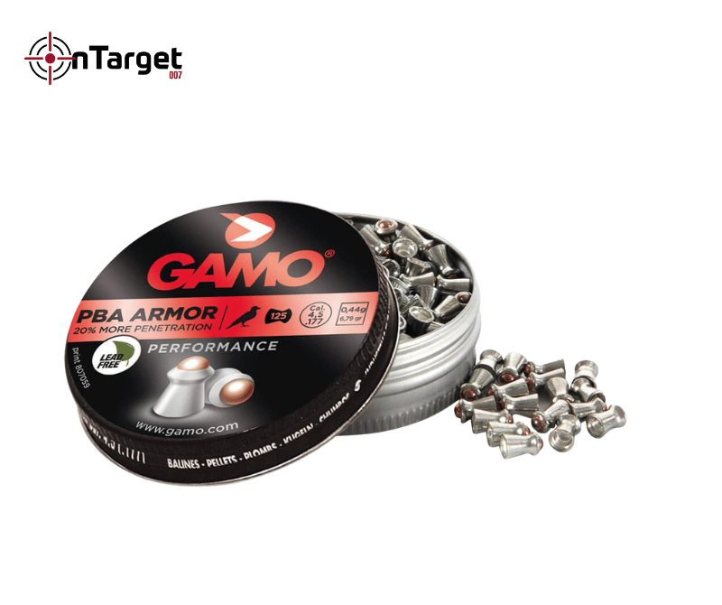 Gamo PBA Armor Pellets 4.5mm (.177 Cal) – High Velocity Airgun Target Practice