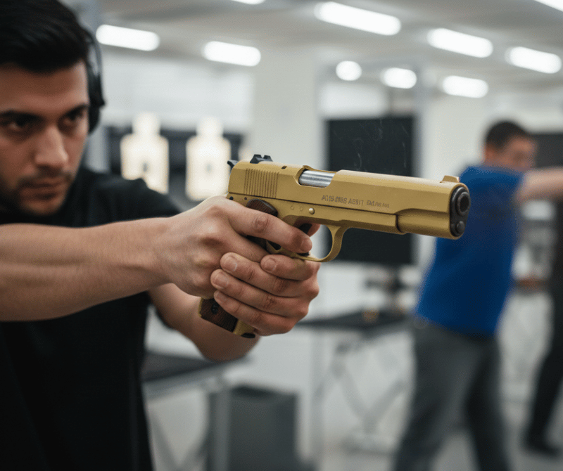 Aksa AK1911 Green Full‑Metal Replica | Self-Defense Tool | Green