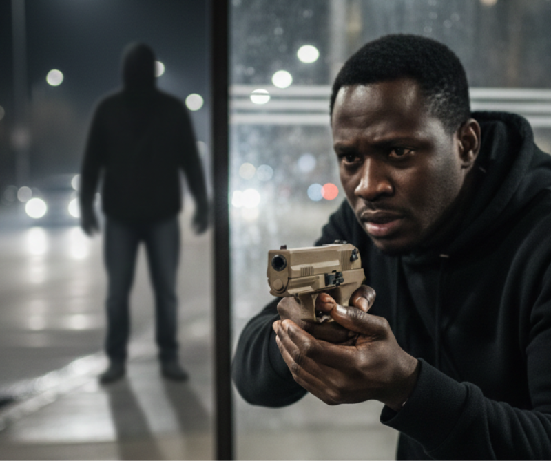 Aksa AK17 FDE Blank-Firing Training Tool | Self-Defense Tool | FDE