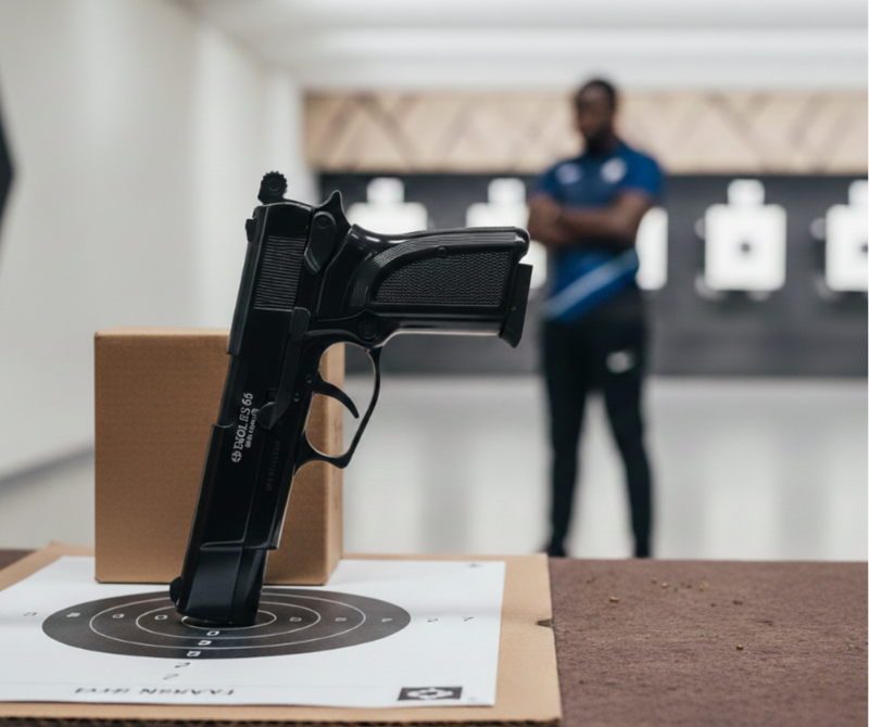 Ekol ES66 Black Safety Tool | Self-Defense Tool | Black