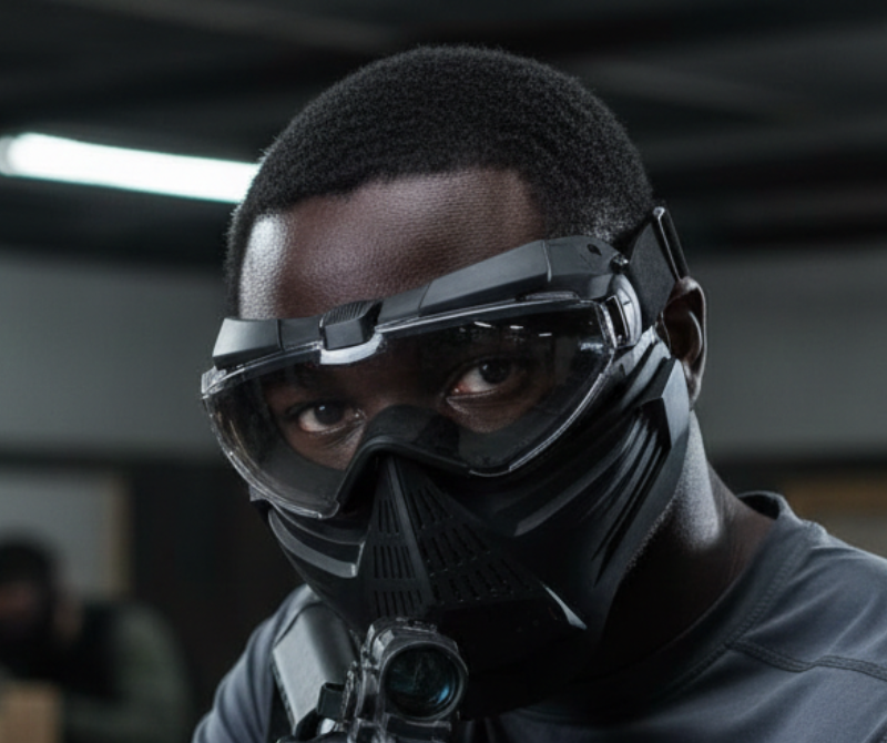 Youth Full‑Face Outdoor Protection Mask – Airsoft & Training Use | Protective Wear