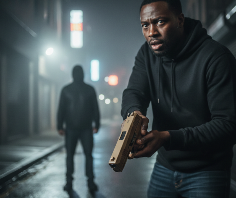 Aksa AK21 FDE Compact Blank-Firing Training Tool | Self-Defense Tool | FDE