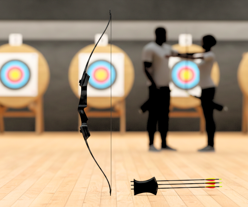 Youth Recurve Bow 17–21lbs – Black Archery Sports Equipment