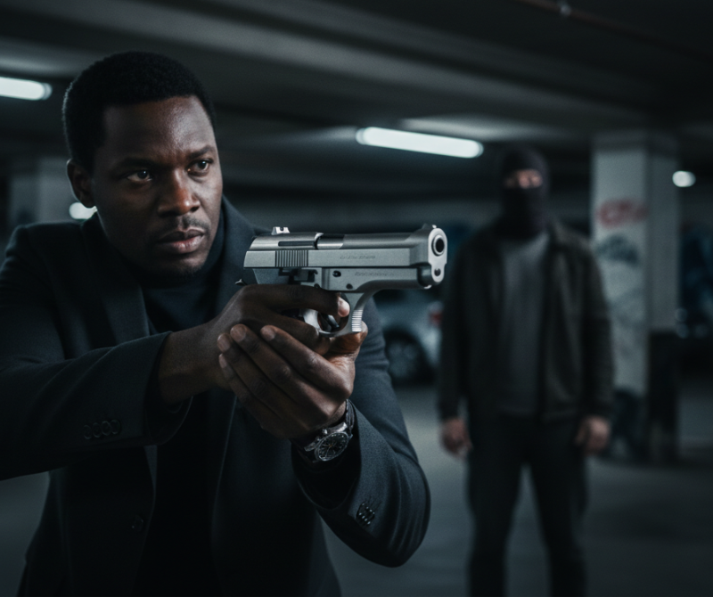 Ekol Firat Compact 9mm Fume Blank-Firing Training Tool | Self-Defense Tool | Fume